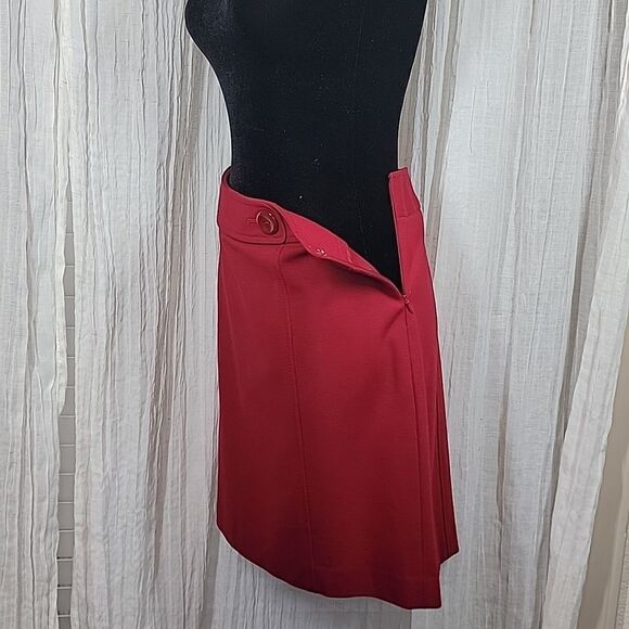 Ann Taylor Red Pencil Skirt - Picture 4 of 16